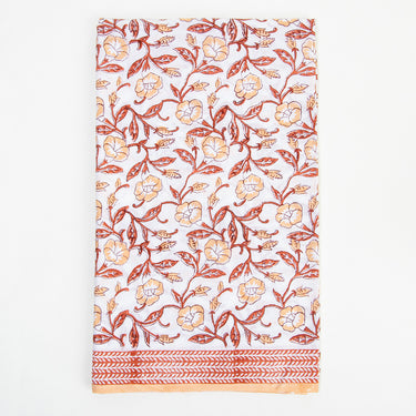 Buy Flower Print Unstitched Cotton Suits with Cotton Dupatta Online