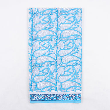 Sky Blue Pure Cotton Suits With Dupatta Online