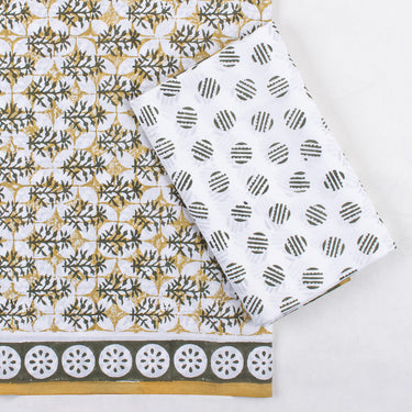 Plain Suit With Printed Dupatta Online