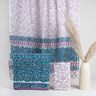 Blue Floral Latest Cotton Suit With Cotton Dupatta