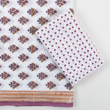 Unstitched Cotton Suits With Cotton Dupatta