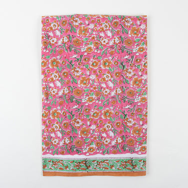 Pink Floral Best Cotton Suits With Cotton Dupatta Online