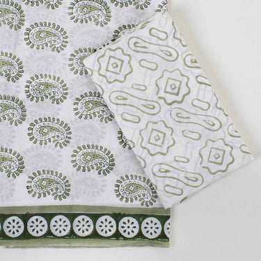 Cotton Unstitched Ladies Suit Set Dupatta Online