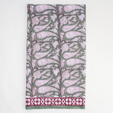 Paisley Printed Soft Cotton Suits With Kota Doria Dupatta