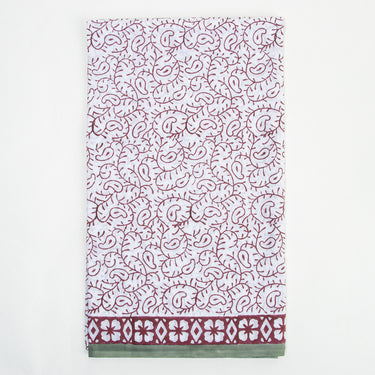 Paisley Printed Soft Cotton Suits With Kota Doria Dupatta