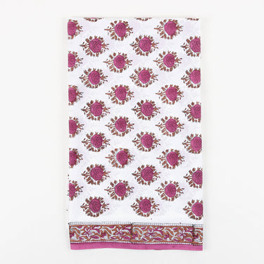 Red Rose Floral Print Suits With Kota Doria Dupatta Online