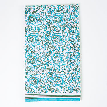 Floral Print Kota Doria Dupatta with Organic Cotton Suits Online