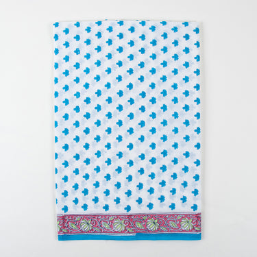 Floral Block Printed Salwar Organza Dupatta Suits Online