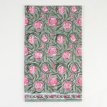 Block Print Suits With Organza Dupatta
