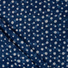 White Polka Dots Indigo Blue Hand Block Print Fabric