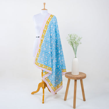 Women's Sarong,s Pure Cotton Hand Block Printed