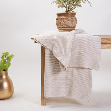 Woven Cotton Throw Blanket