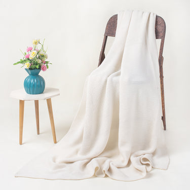 Woven Cotton Throw Blanket