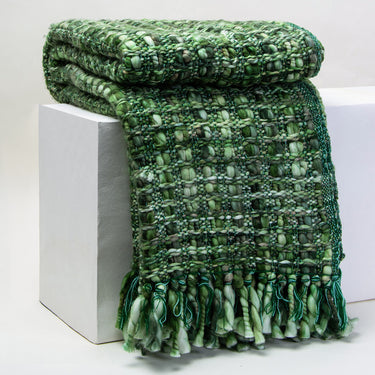Woven Cotton Throw Blanket For Sofa Decor