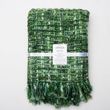 Woven Cotton Throw Blanket For Sofa Decor