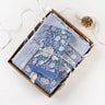 new Beautiful Luxury Gifts Block Floral Printed Table Cover With 6 Napkins 2