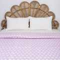 Pink Soft Cotton Machine Quilt Comfort Lightweight