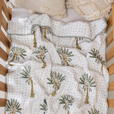 Mulmul Cotton Kantha Baby Blankets For Winter Online