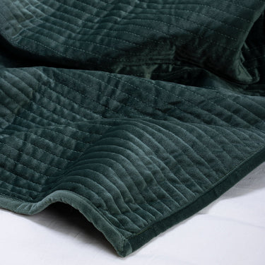 Handmade Luxury Green Soft Velvet Blanket Online